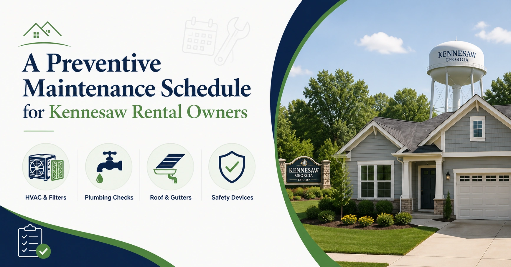 A Preventive Maintenance Schedule for Kennesaw Rental Owners